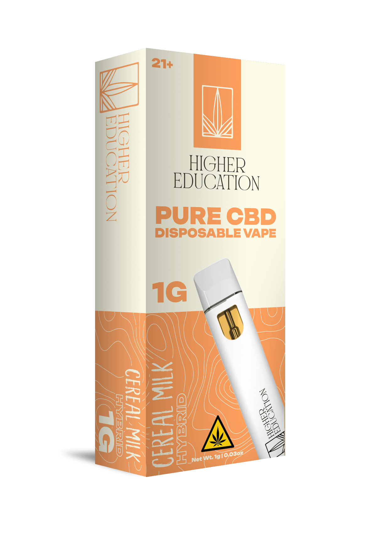 cereal milk vape disposable Higher Education 1g Pure CBD (Hybrid) Please Choose Colour:Flowing Blue CURIO WELLNESS 1g Chill: guava