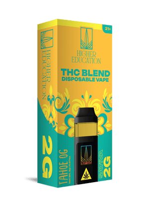 Higher Education 2g THC Blend Disposable Tahoe OG (Sativa)
