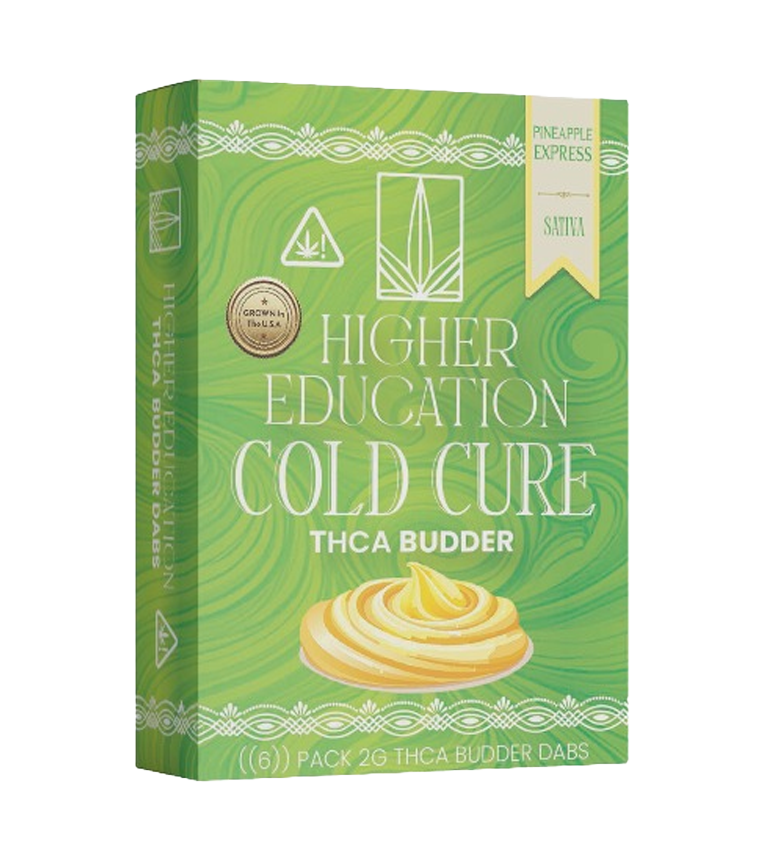 Higher Education 95% 2g THCA Budder - Pineapple Express (Sativa)