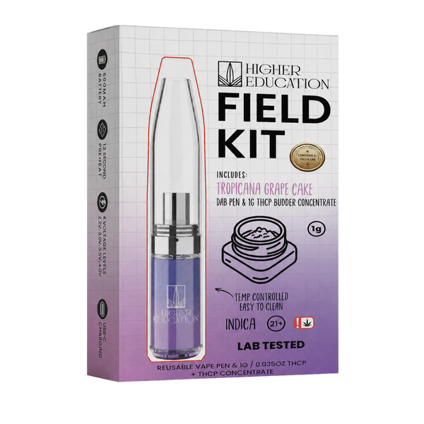 Higher Education Dab Field Kit 1G THCP Tropicana Grape Cake (Indica)
