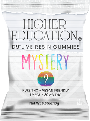 Higher Education 30mg Delta 9 Live Resin Gummies (1ct) - Mystery (Hybrid)