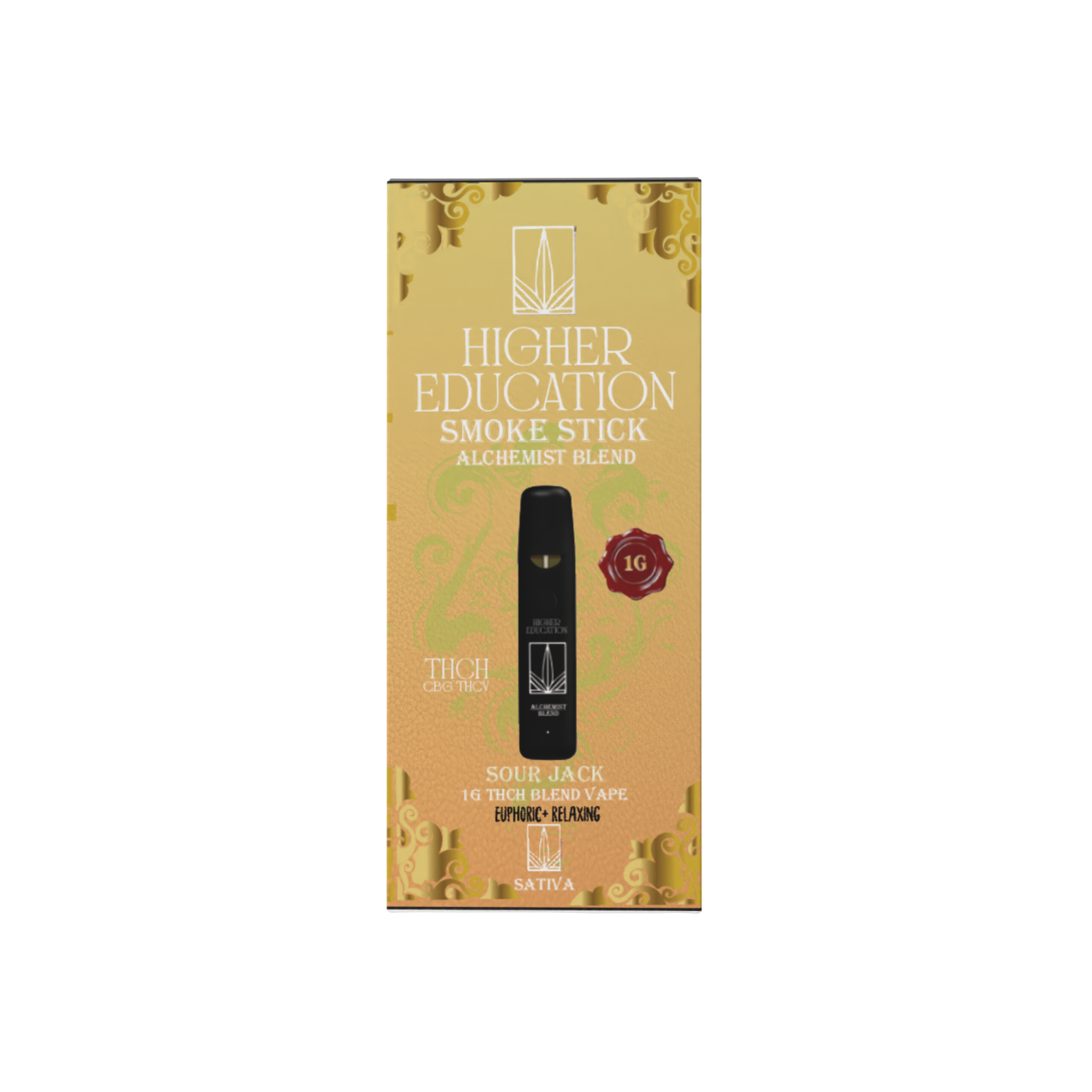 Higher Education 1g THCH Disposable Vape - Sour Jack (Sativa)