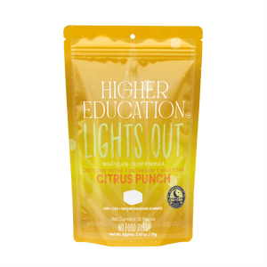 Higher Education Lights Out 100mg CBD Gummies (10ct) - Citrus Punch