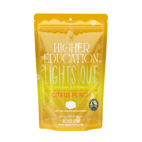 Higher Education Lights Out 100mg CBD Gummies