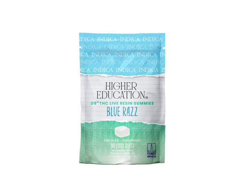 Higher Education 100mg D9 Live Resin Gummies