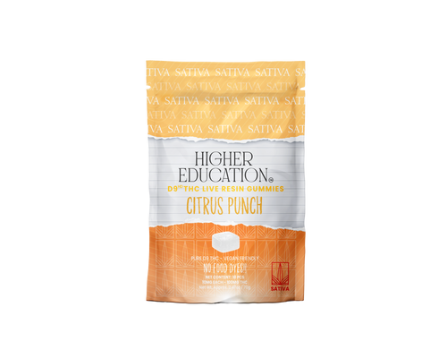Higher Education 100mg D9 Live Resin Gummies
