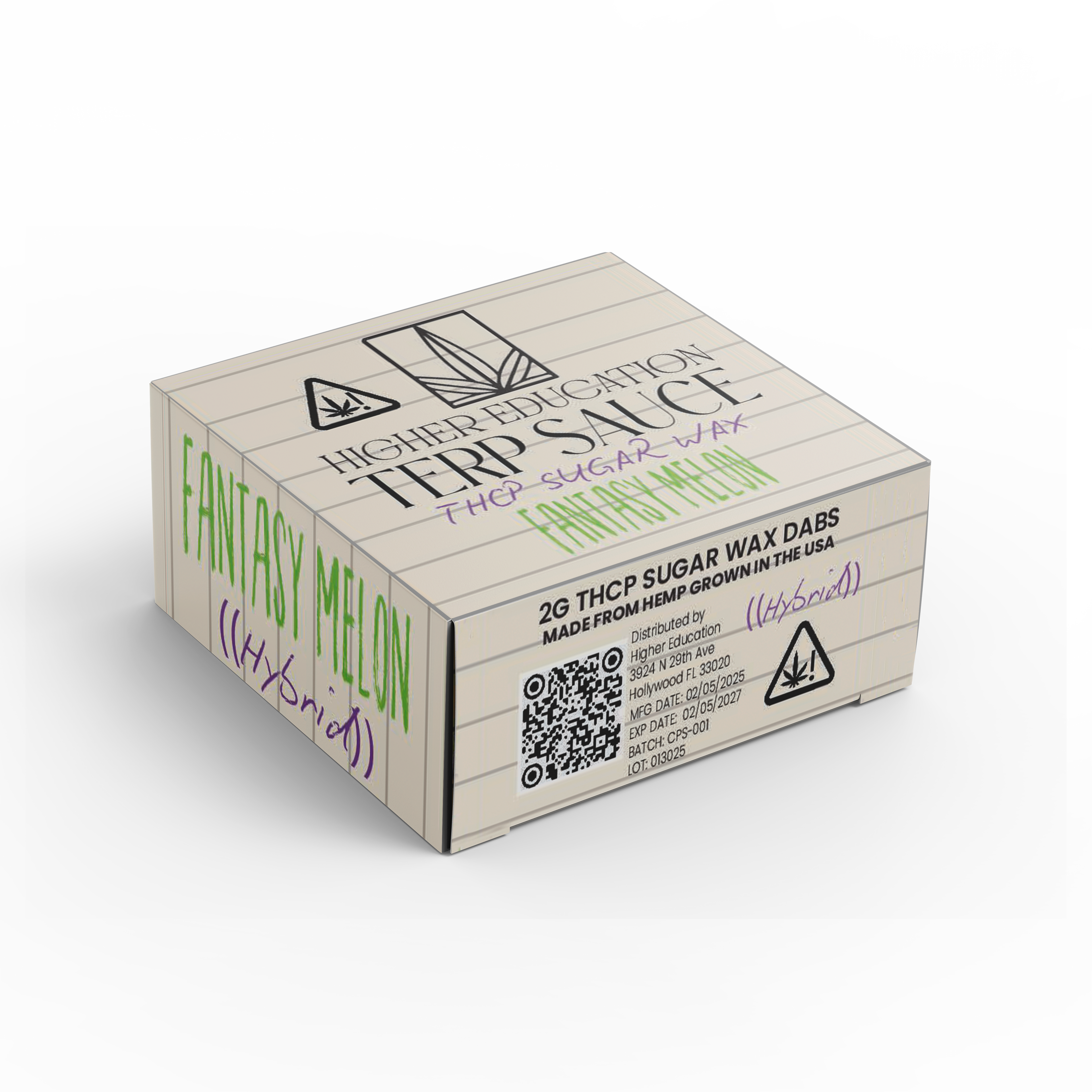 Higher Education 2G THCP Sugar Wax - Fantasy Melon (Hybrid)
