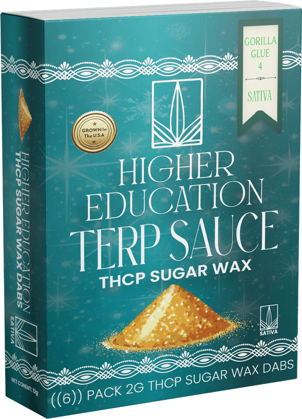 Higher Education 2G THCP Sugar Wax - Gorilla Glue 4 (Hybrid)