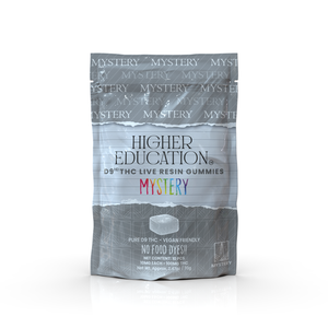 Higher Education 100mg D9 Live Resin Gummies 10mg/ea Mystery (Hybrid)