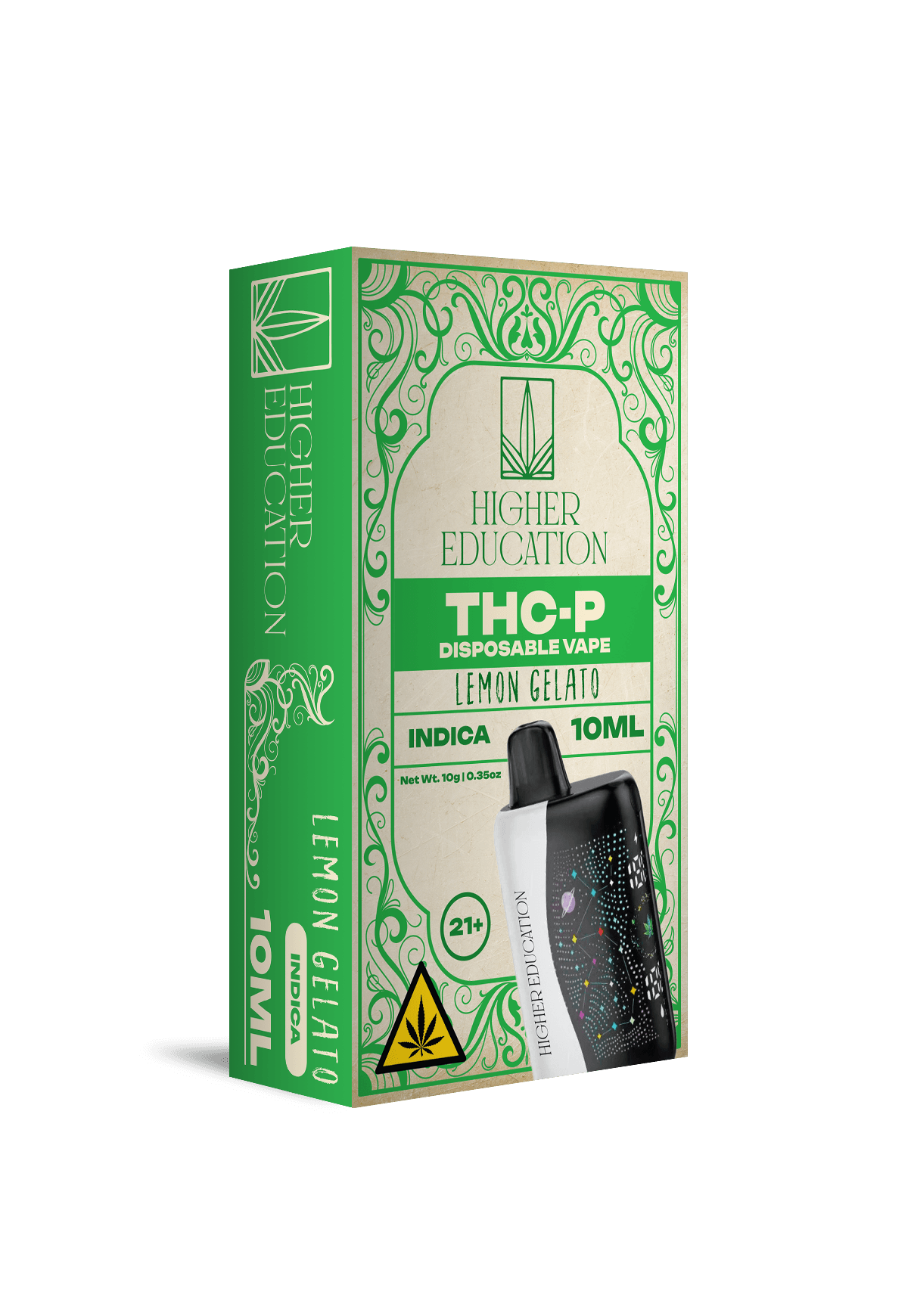 Higher Education 10g THCP Disposable Lemon Gelato (Indica)