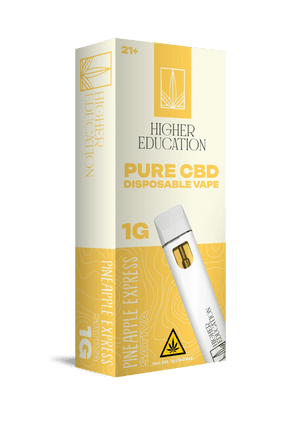 Higher Education 1g Pure CBD Disposable Vape Pineapple Express (Sativa)
