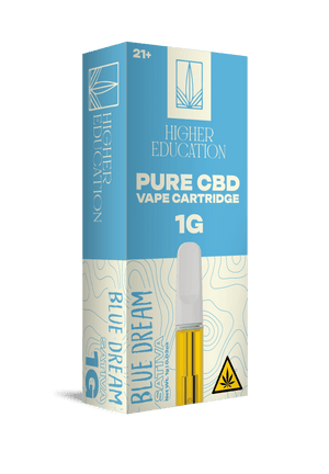 Higher Education 1g Pure CBD Cartridge Blue Dream (Sativa)