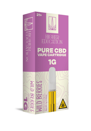 Higher Education 1g Pure CBD Cartridge Wild Berries (Indica)