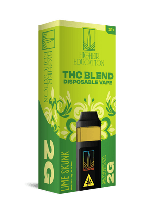 Higher Education 2g THC Blend Disposable Lime Skunk (Sativa)