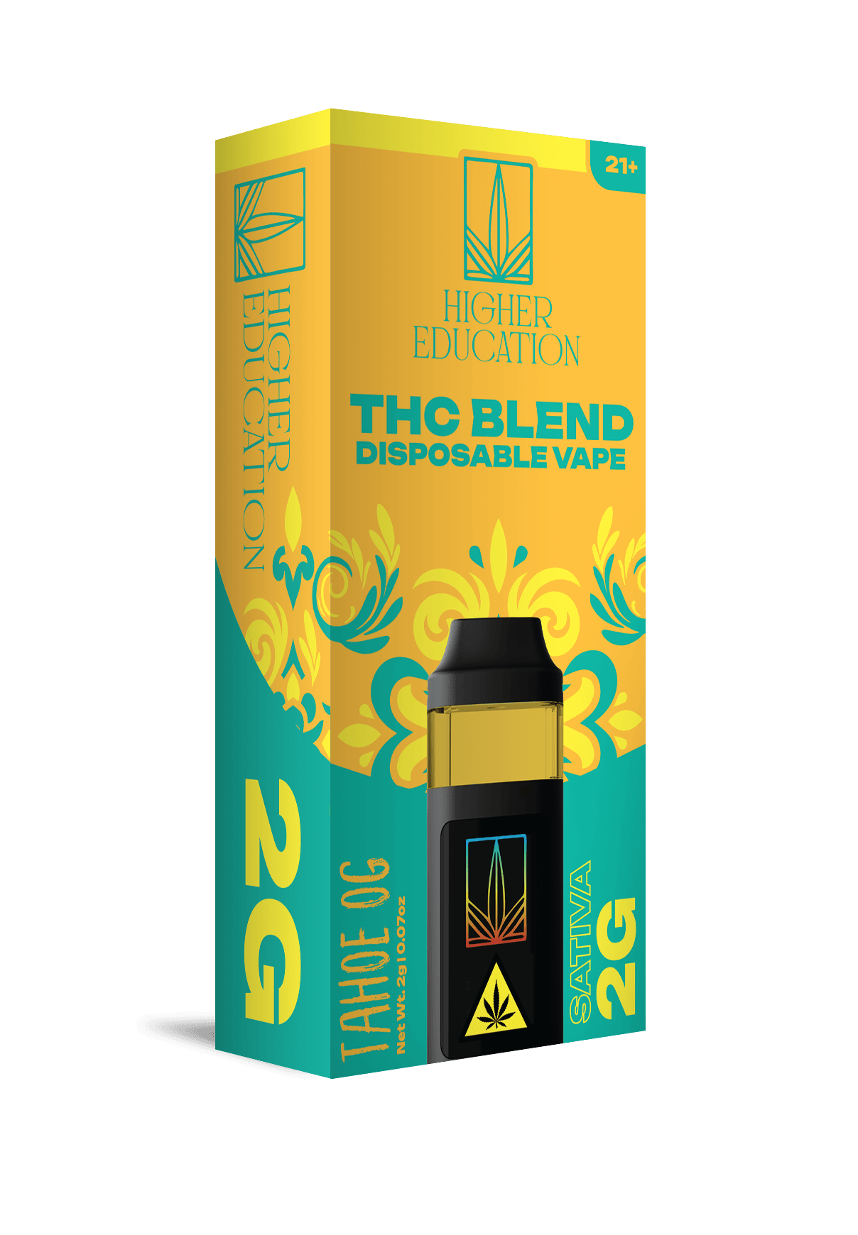 Higher Education 2g THC Blend Disposable Tahoe OG (Sativa)