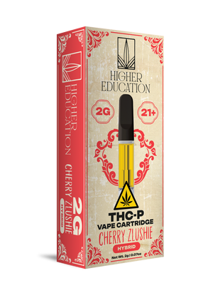 Higher Education 2g THCP Cartridge Cherry Zlushie (Hybrid)