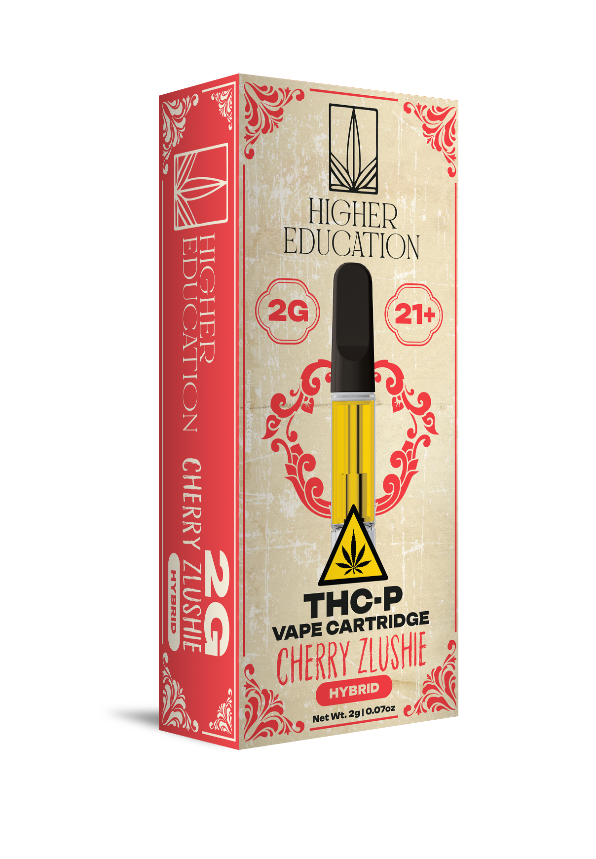 Higher Education 2g THCP Cartridge Cherry Zlushie (Hybrid)