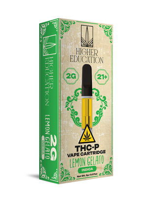 Higher Education 2g THCP Cartridge Lemon Gelato (Indica)