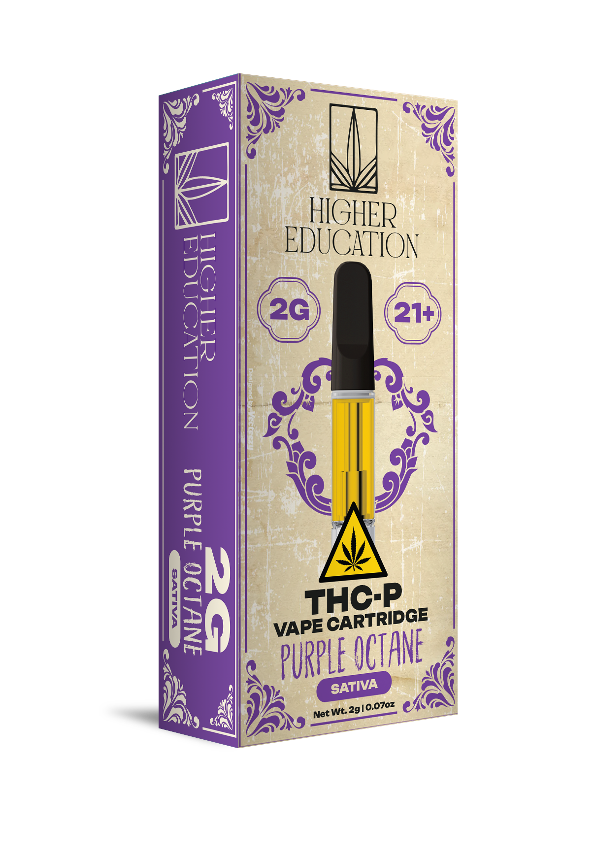 Higher Education 2g THCP Cartridge Purple Octane (Sativa)