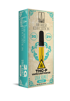 Higher Education 2g THCP Cartridge Sour Runtz (Indica)