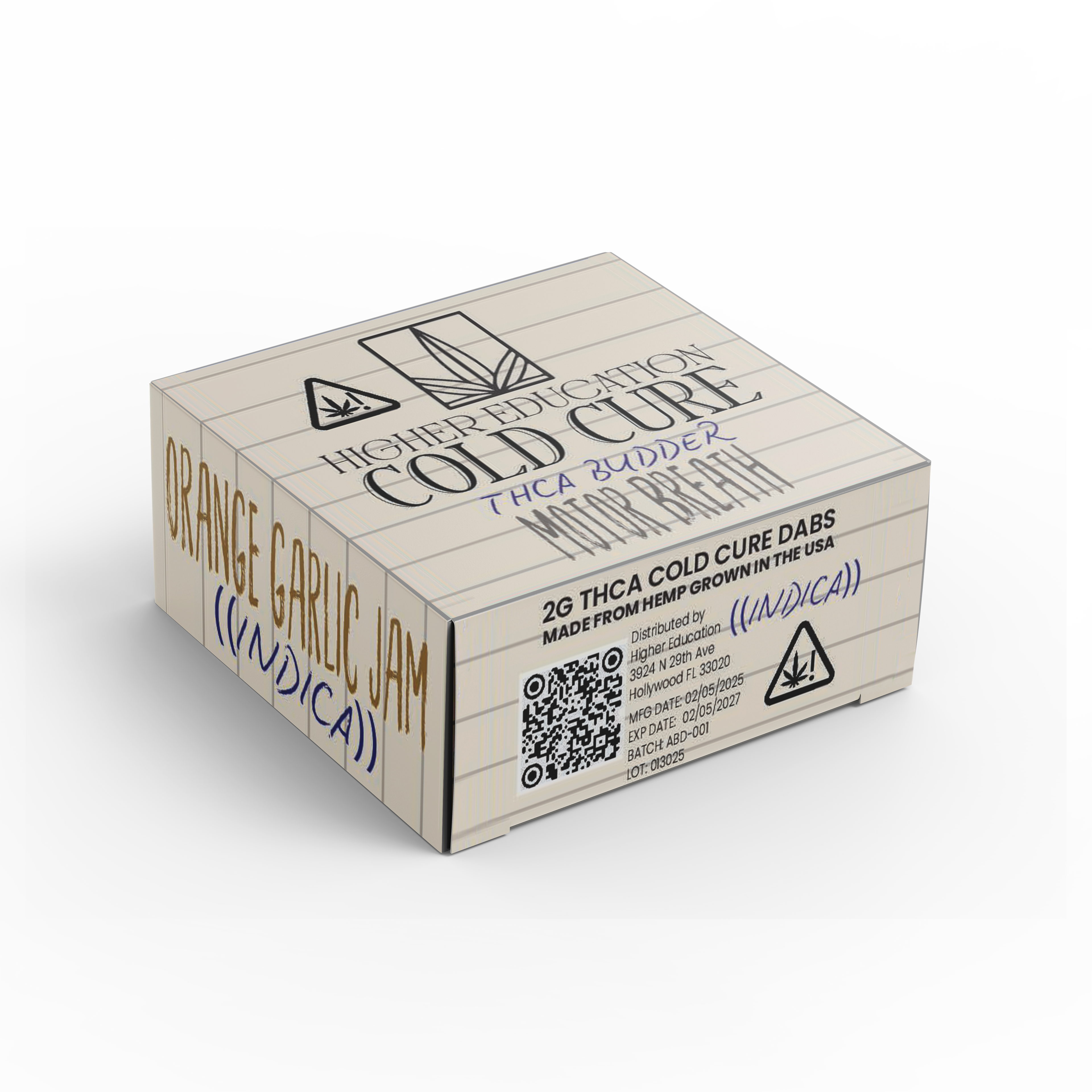 Higher Education 95% 2g THCA Budder - Motor Breath (Indica)