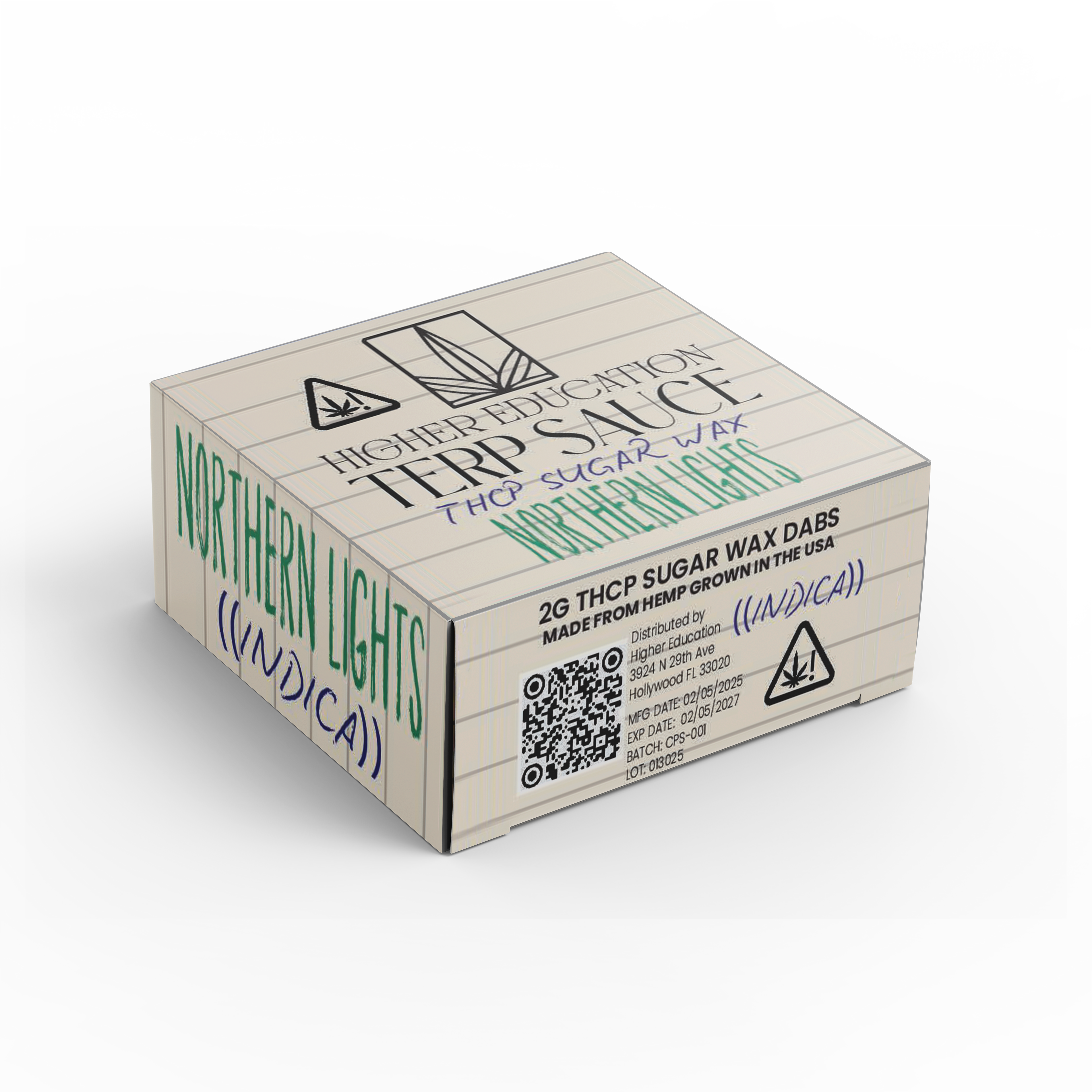 Higher Education 2G THCP Sugar Wax - Northern Lights (Indica)