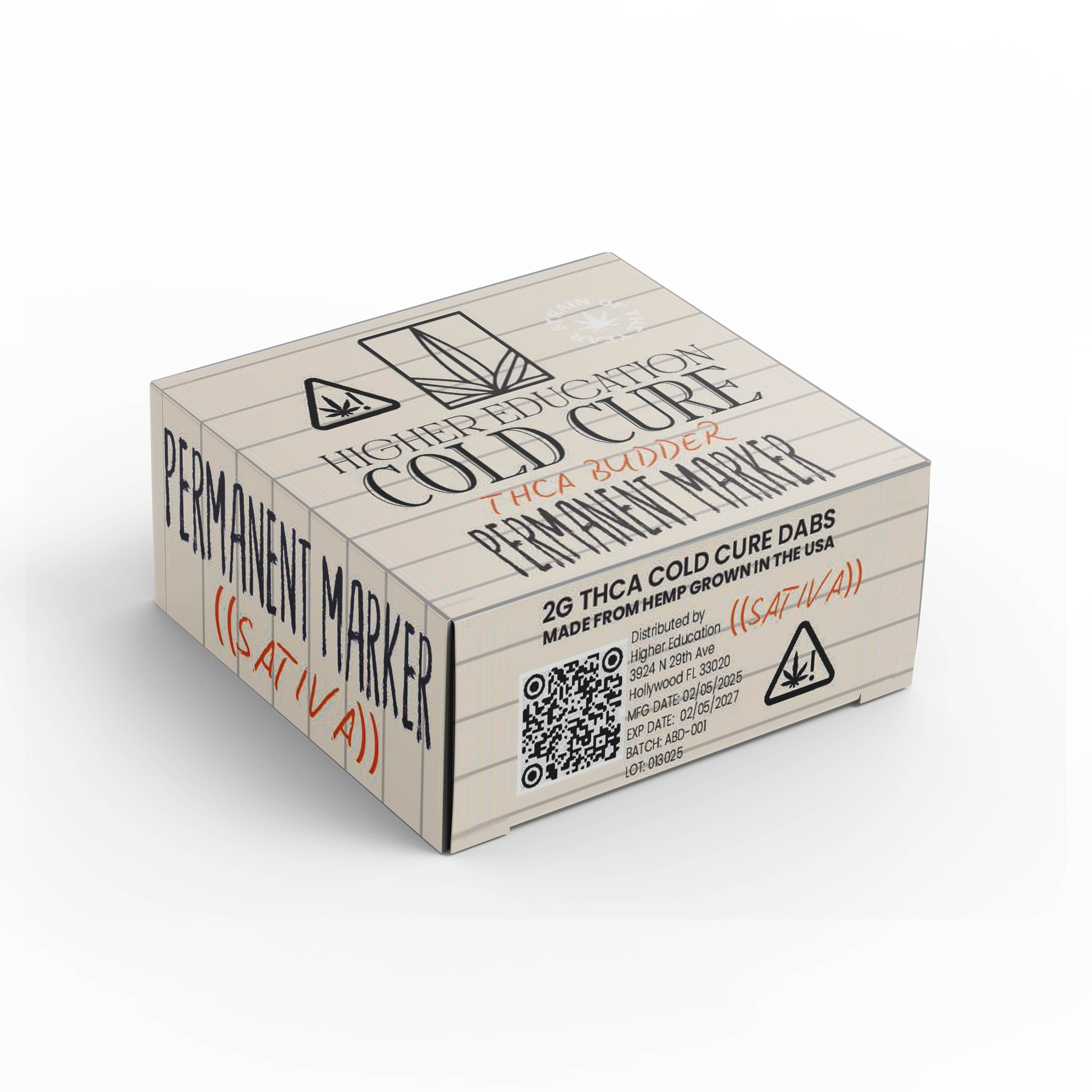 Higher Education 95% 2g THCA Budder - Permanent Marker (Sativa)