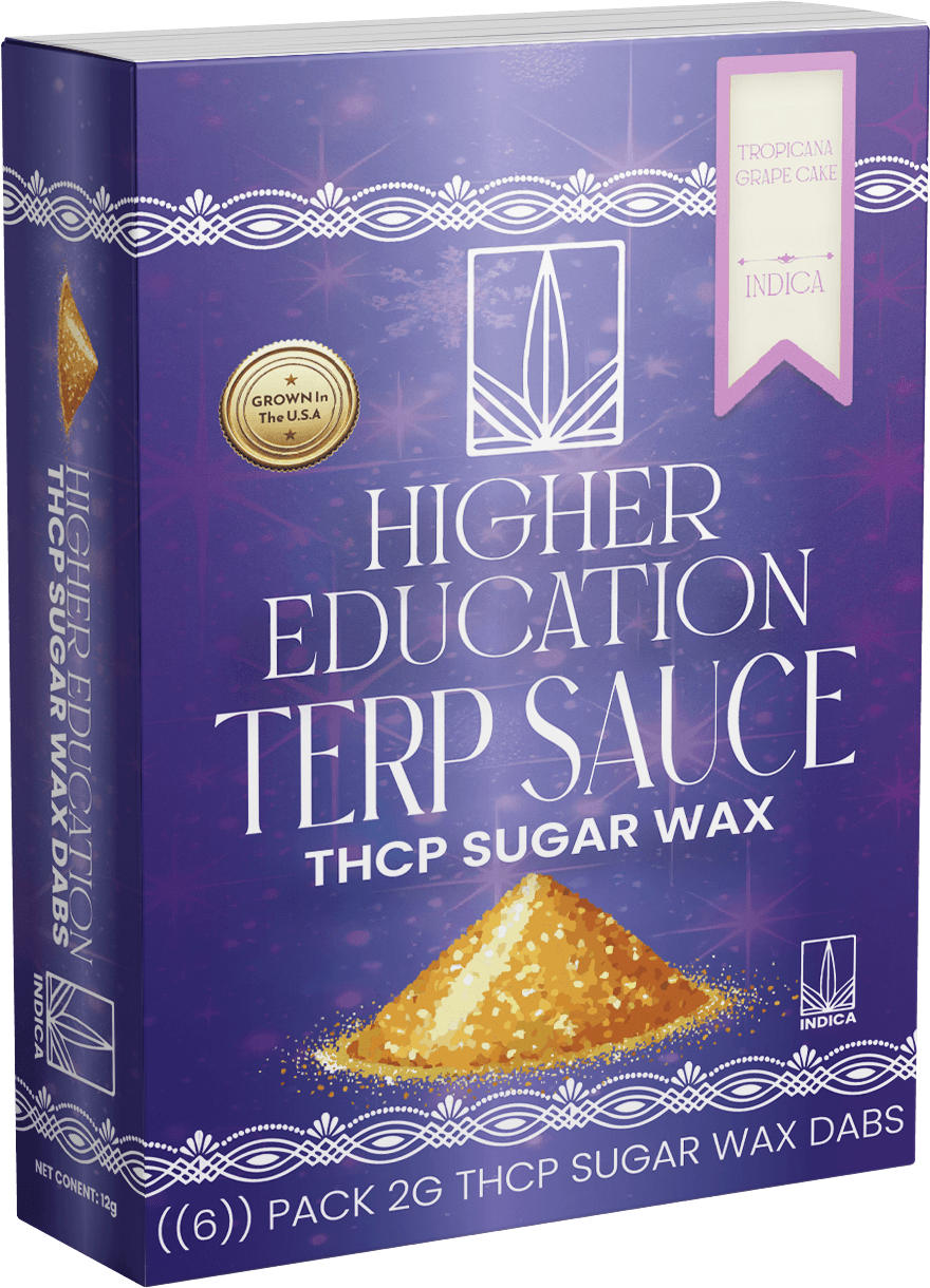 Higher Education 2G THCP Sugar Wax - Tropicana Grape (Indica)