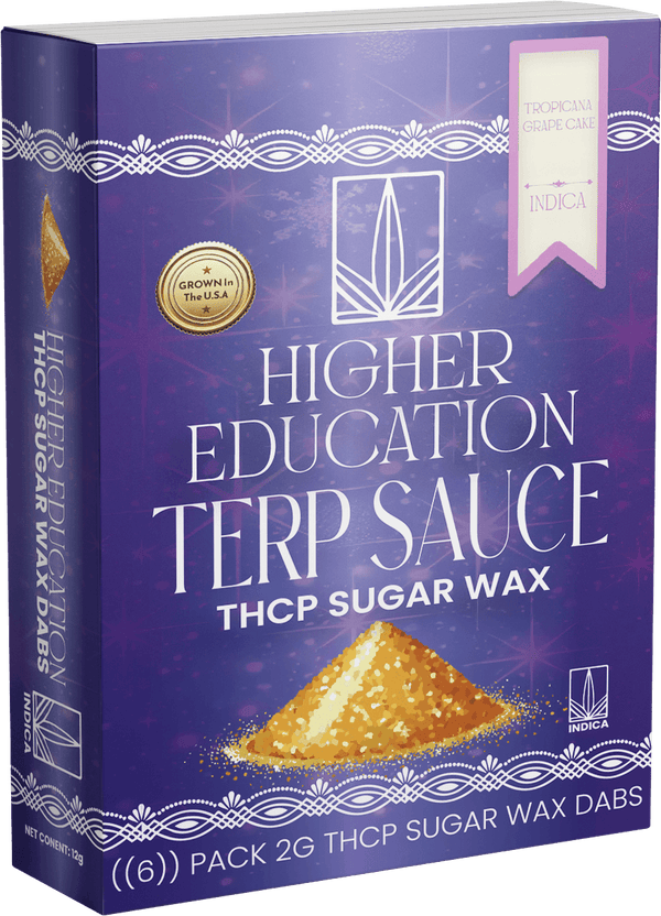 Higher Education 2G THCP Sugar Wax - Tropicana Grape (Indica)