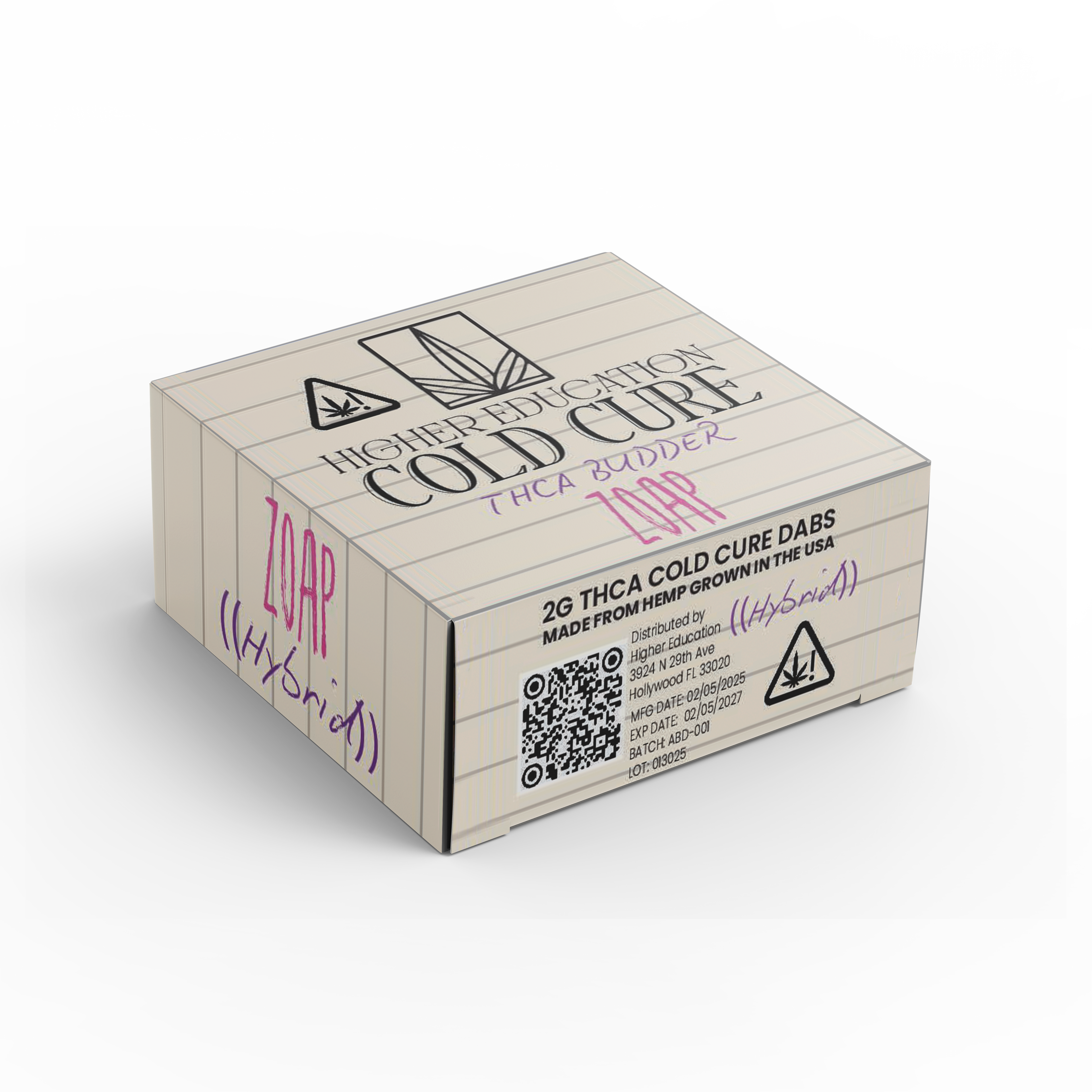 Higher Education 95% 2g THCA Budder - Zoap (Hybrid)