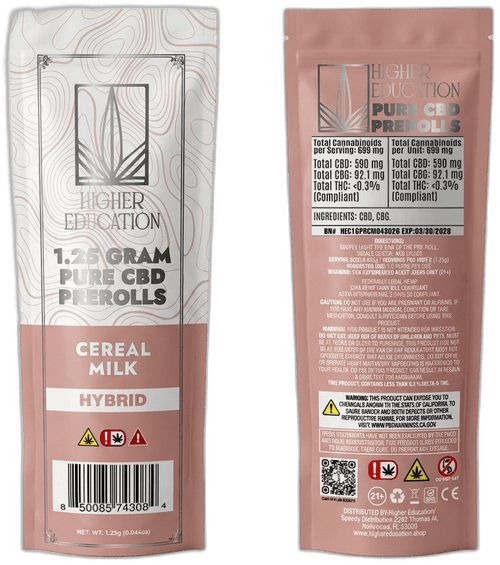 Higher Education Pure CBD 1.25G Preroll