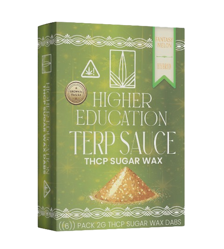 Higher Education 2G THCP Sugar Wax - Apricot (Sativa)