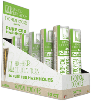 Higher Education Pure CBD 2g Hashholes - Tropical Cookies (Sativa)
